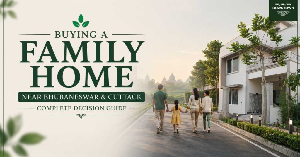 Family home near Bhubaneswar and Cuttack in Krishna Downtown Phulnakhara