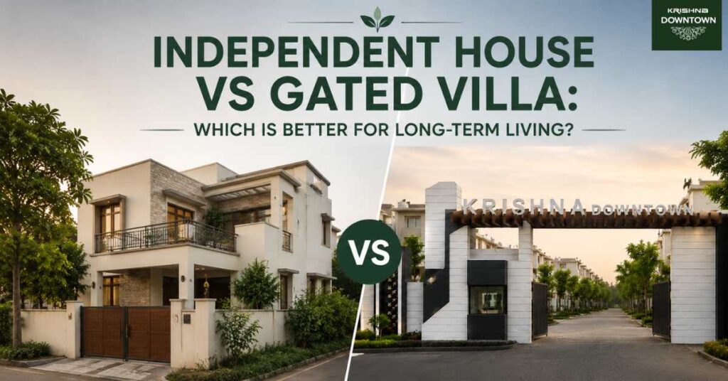 Independent house vs gated villa comparison for long-term living near Bhubaneswar